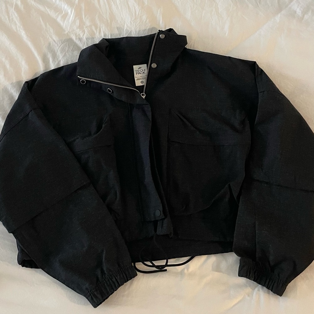 Nike Dark Denim Cropped Jacket